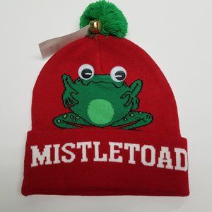 Misletoad Beanie | One Size Holiday Beanie Bell